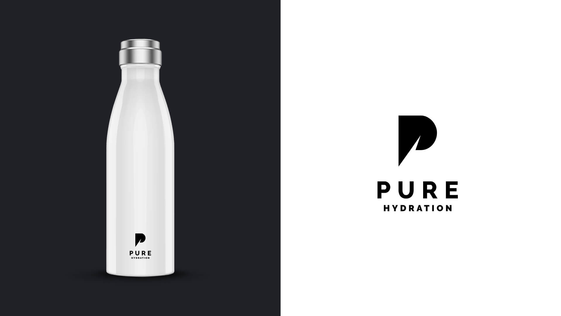 pure hydration identity by branding agency ronins
