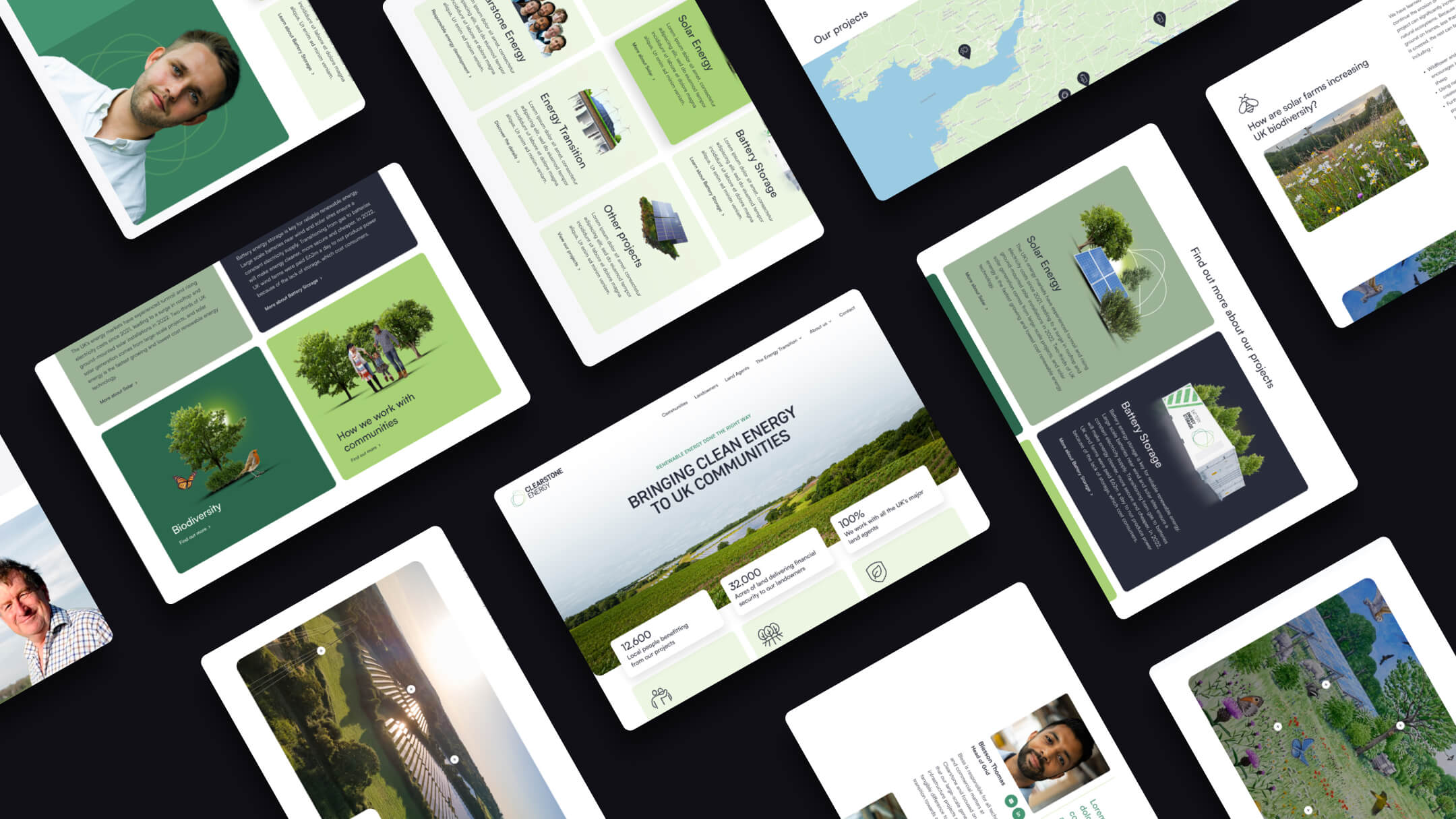 renewable energy web design by website design company Ronins