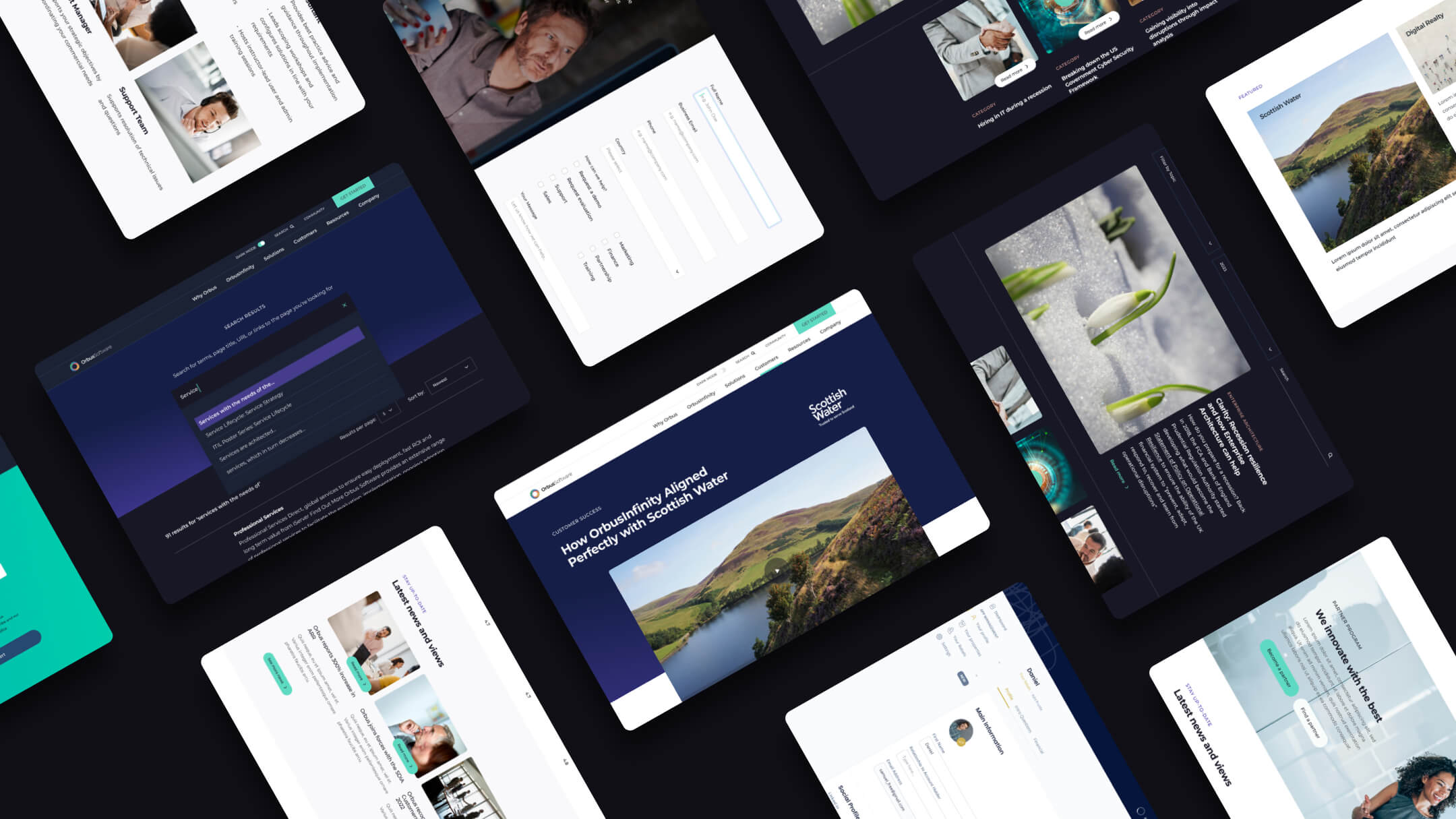 design system web design for orbus software