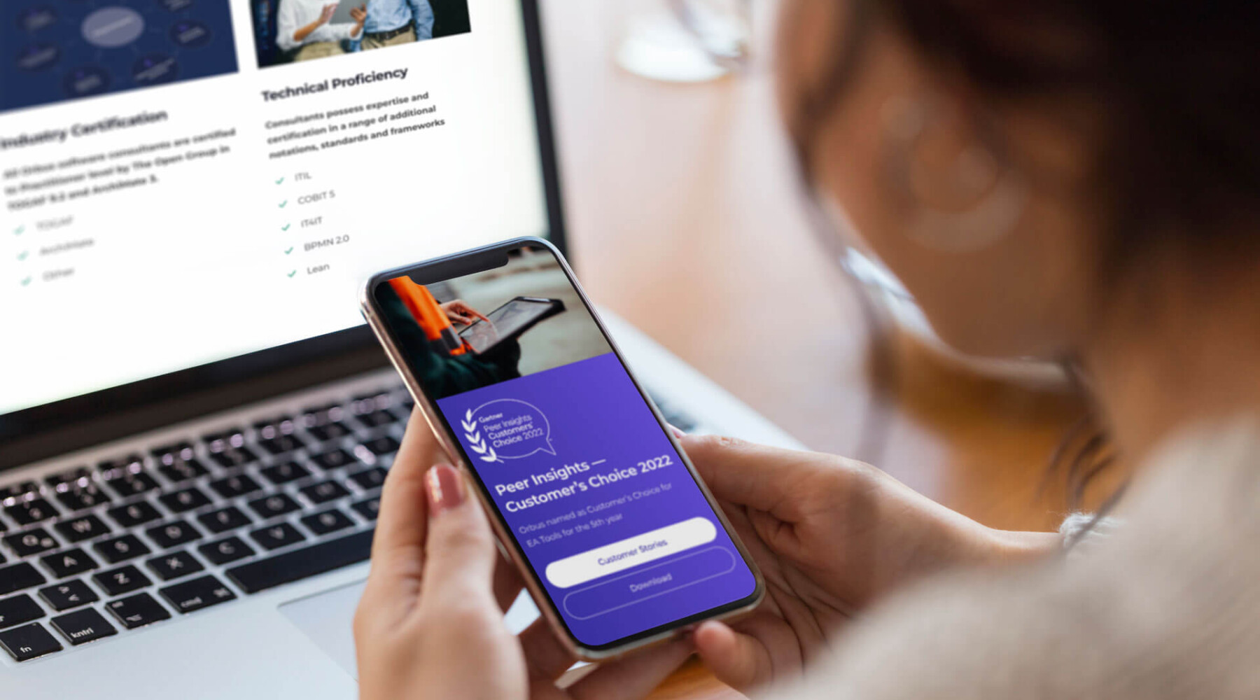 responsive web design for Orbus Software