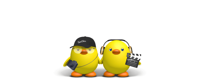 two chics logo and character designs