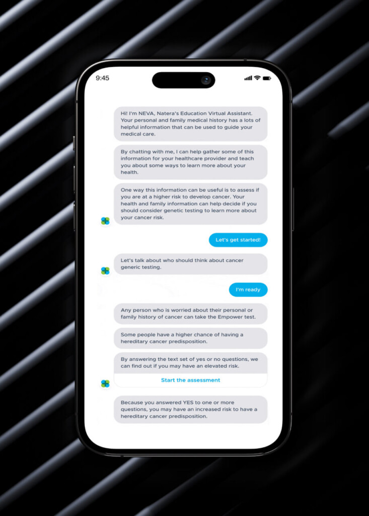 Chatbot agency Surrey work for Natera
