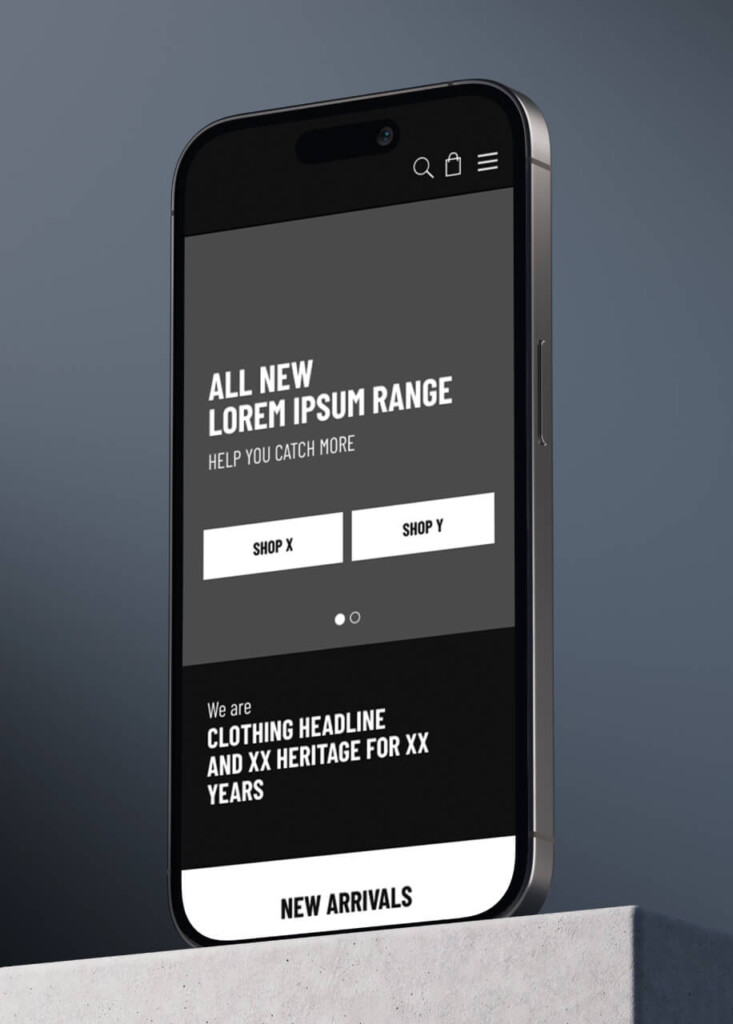 mobile app showing application ux wireframe