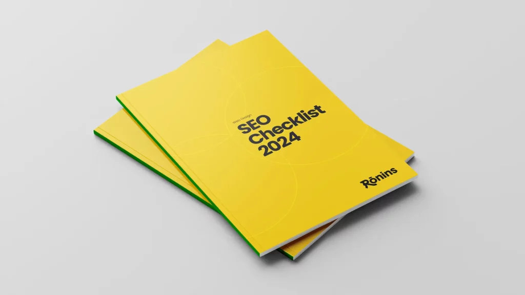 the ultimate seo checklist 2024 by Ronins