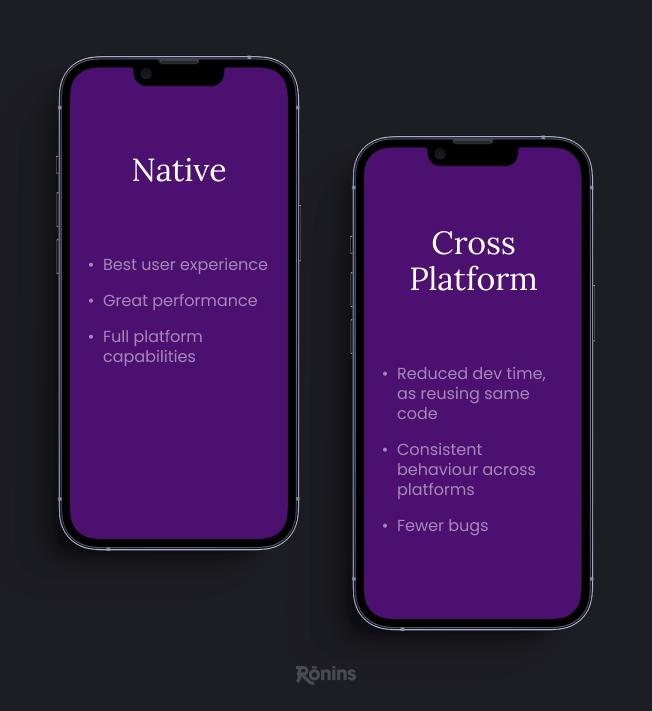 native and cross platform app benefits