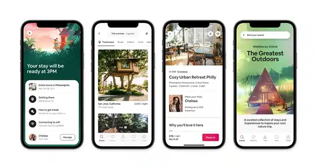airbnb app design