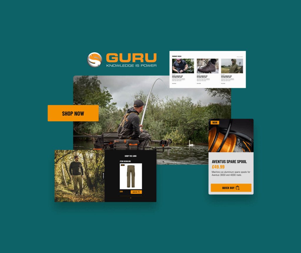 tackle guru spares shopify ecommerce website