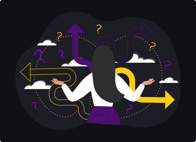 illustration depicting cognitive load in the psychology of website navigation design