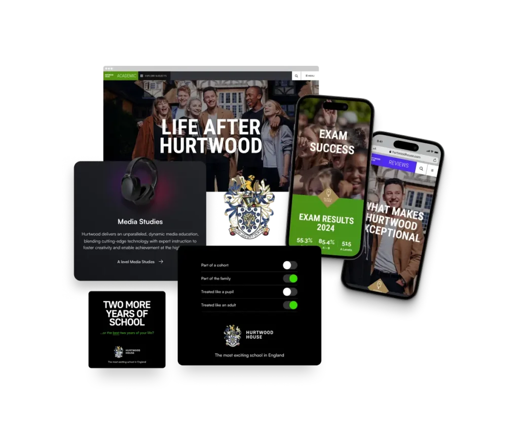 hurtwood house paid media and website CRO