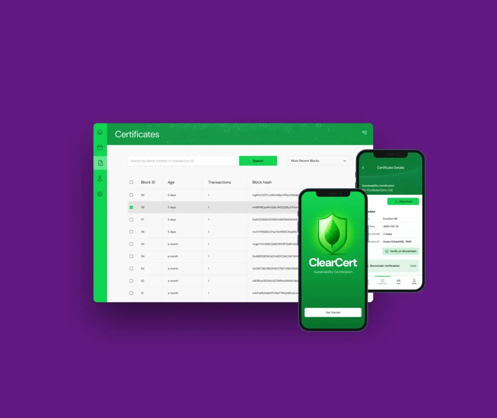 blockchain certificate storage platform by Surrey agency, Ronins
